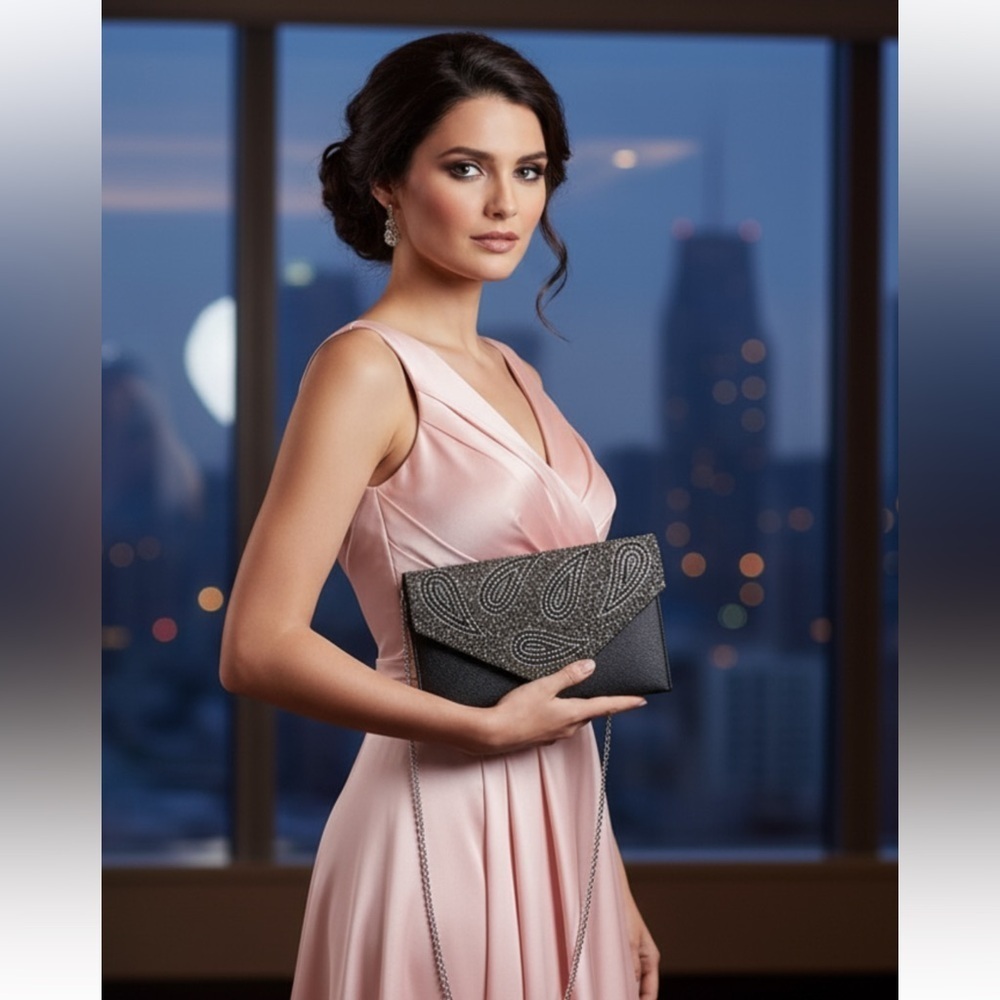 NATASHA COUTURE VEGAN LEATHER BAG